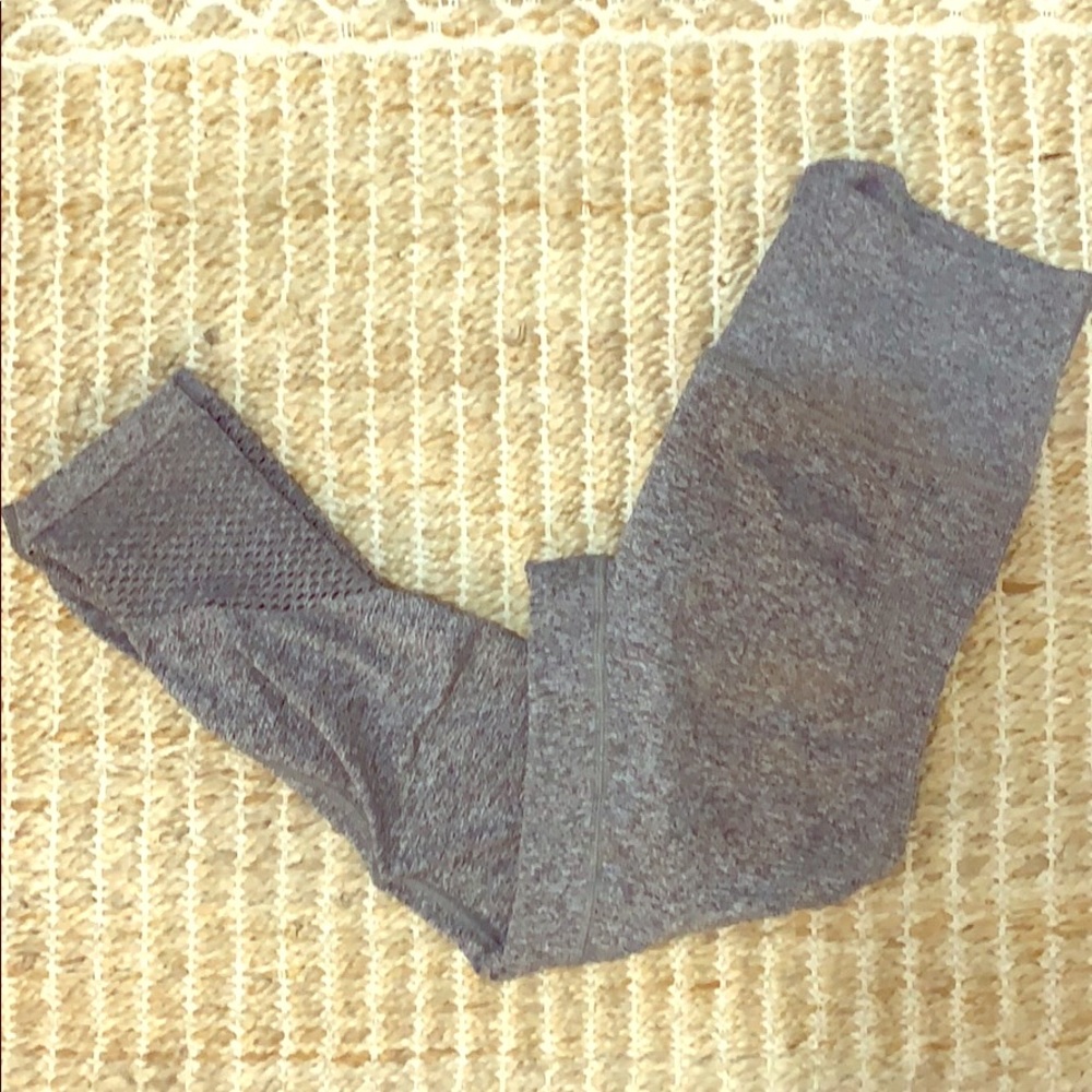 Gray Capri workout pants